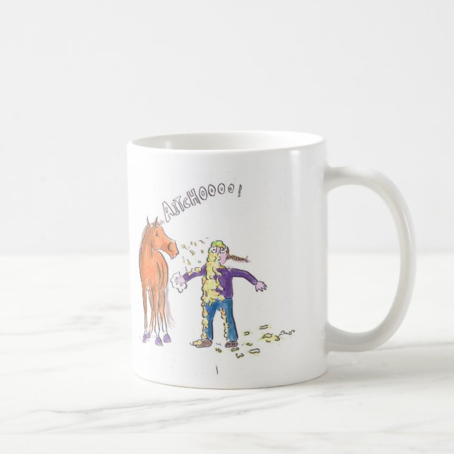 Horse sneezes coffee mug (Right)