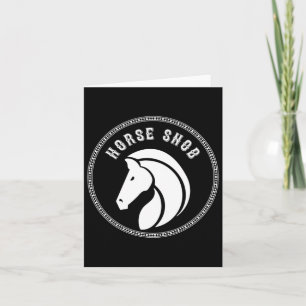 Horse Snob Pony Horseback Riding Clothes Equestria Card