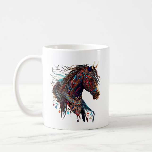 Horse Spirit Animal Mug (Left)