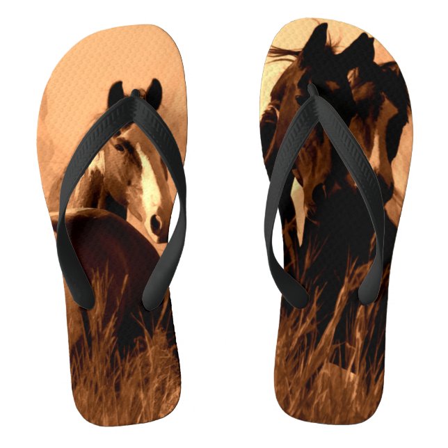 Horse Spirits Thongs (Footbed)