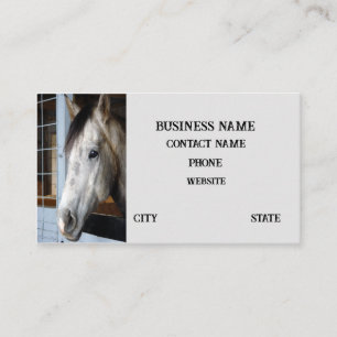 Horse Stable  Business Card
