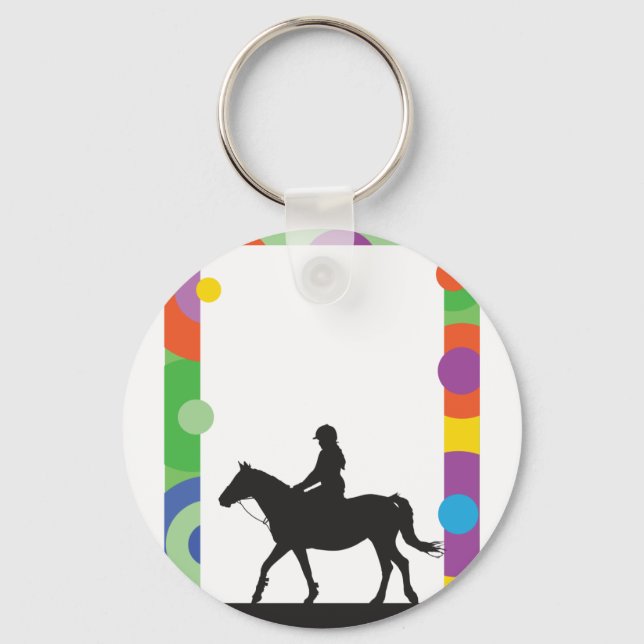 Horse Standing Key Ring (Front)