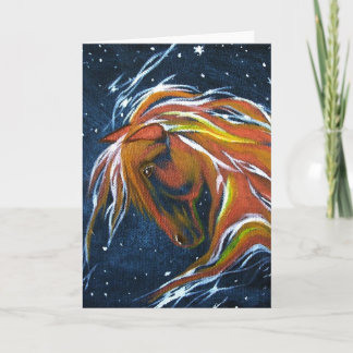 Horse Star Constellation Greeting Card