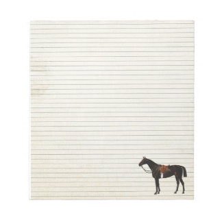 horse stationery notepad