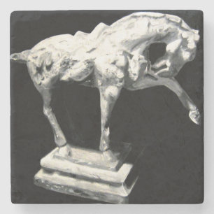 Horse Statuette Stone Coaster