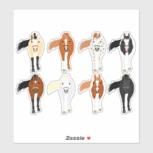 horse sticker set