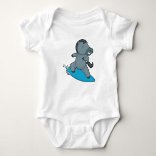 Horse Surfer Water sports Baby Bodysuit
