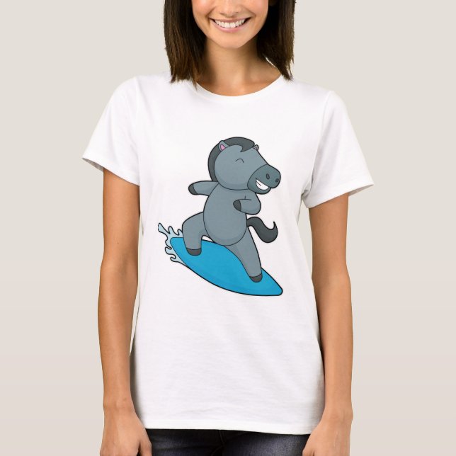 Horse Surfer Water sports T-Shirt (Front)