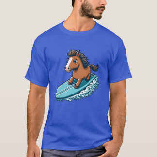 Horse Surfing boy T-Shirt
