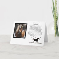 Horse Sympathy Custom Photo and Name