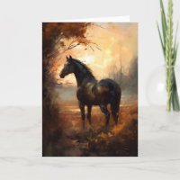 Horse Sympathy Peaceful Sunset Equestrian