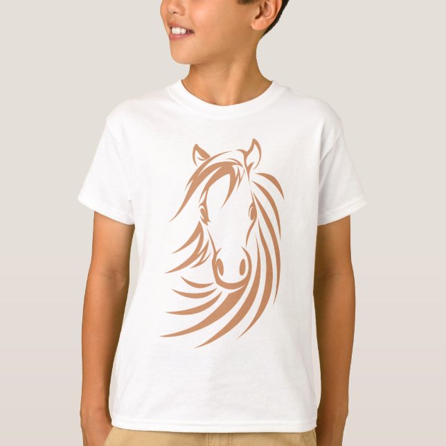 Horse T-shirts, Shirts and Custom Horse Clothing (Front)