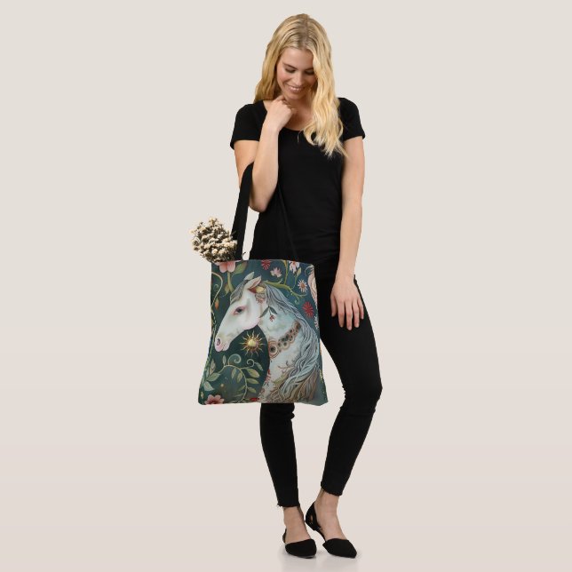 Horse Tales Tote Bag (On Model)