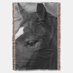 Horse tbcn throw blanket