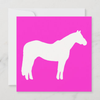 Horse Theme Event Bright and Colourful Simple Invitation