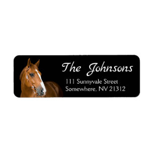 Horse Themed Return Address Labels