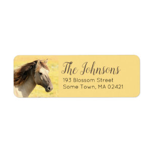Horse Themed Return Address Lables Label