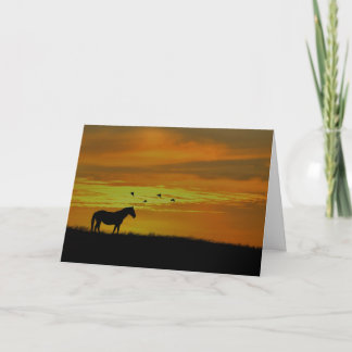 Horse Thinking of You Card