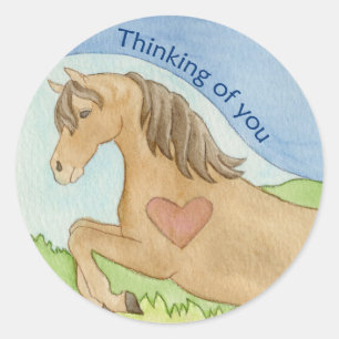 Horse Thinking of You sticker