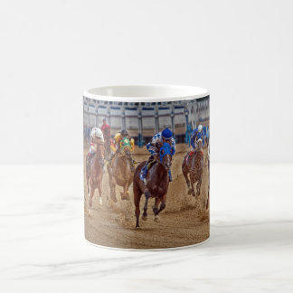 Horse Thoroughbred Racing First Turn Mug