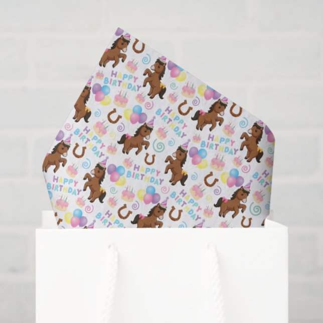 Horse Tissue Paper (Gift Bag)