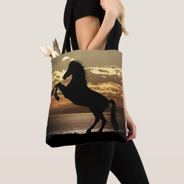 horse tote bag (Close Up)