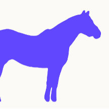 Horse Trainer Business Blue Simple and Modern