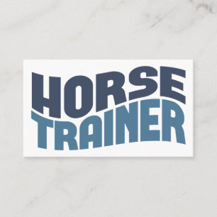 Horse Trainer Business Cards