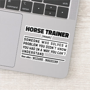 Horse Trainer Noun Funny Riding Instructor Humour