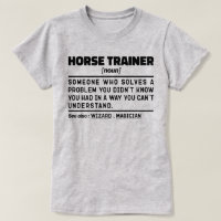 Horse Trainer Noun Funny Riding Instructor Humour 