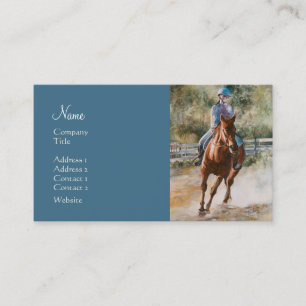 Horse Training Stables Horseback Riding Academy Business Card