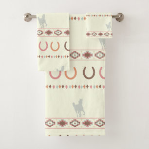 Horse Tribal Towels