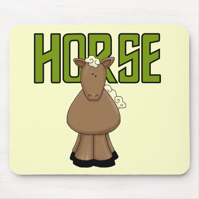 Horse Tshirts and Gifts Mouse Pad (Front)