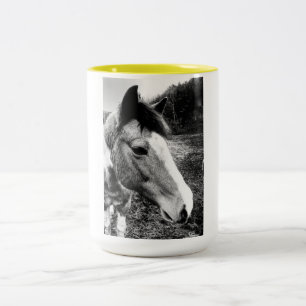 Horse Two-Tone Coffee Mug