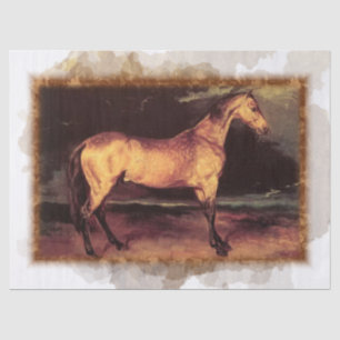 Horse Vintage Art Painting Tissue Paper