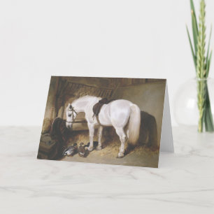 Horse Vintage Greeting Card