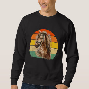 Horse Vintage Love Horses For Dad Mum Animal Horse Sweatshirt