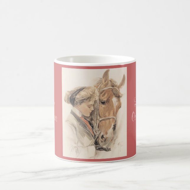 Horse Vintage Mug (Center)