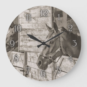 Horse wall clock