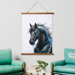 horse wall hanging tapestry animals horses