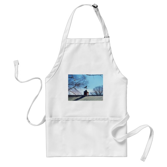 Horse Weather Vane Blue Sky Standard Apron (Front)