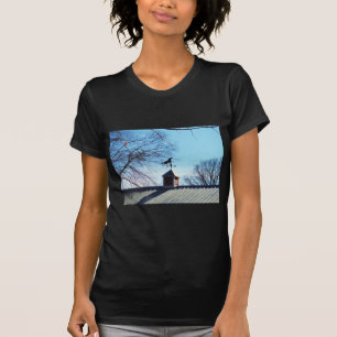 Horse Weather Vane Blue Sky T-Shirt