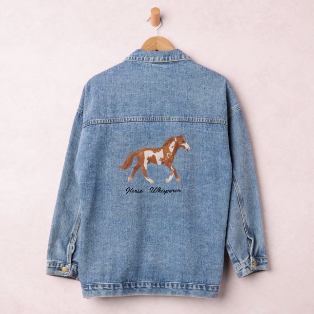 Horse Whisperer horse lover denim Jacket (Hangar)