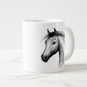 Horse: White Large Coffee Mug