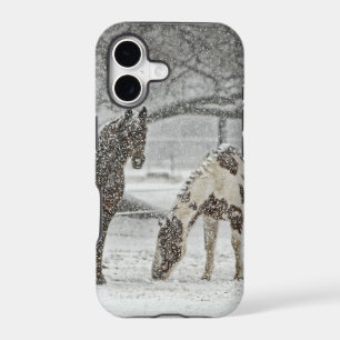 horse winter snow farm ranch animals snowy frozen