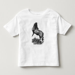 Horse with a harrow toddler T-Shirt