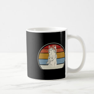 Horse With Bandanna Horse Lover Vintage Riding Hor Coffee Mug
