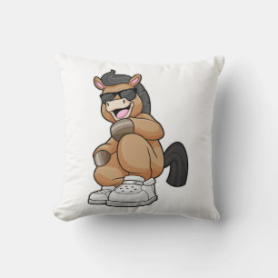 Horse with big Shoes Cushion