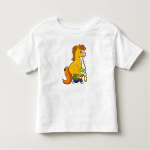 Horse with Boy.PNG Toddler T-Shirt