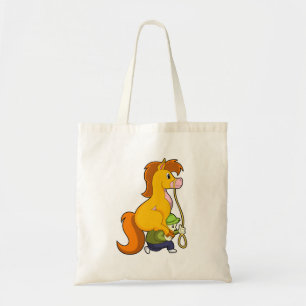 Horse with Boy.PNG Tote Bag